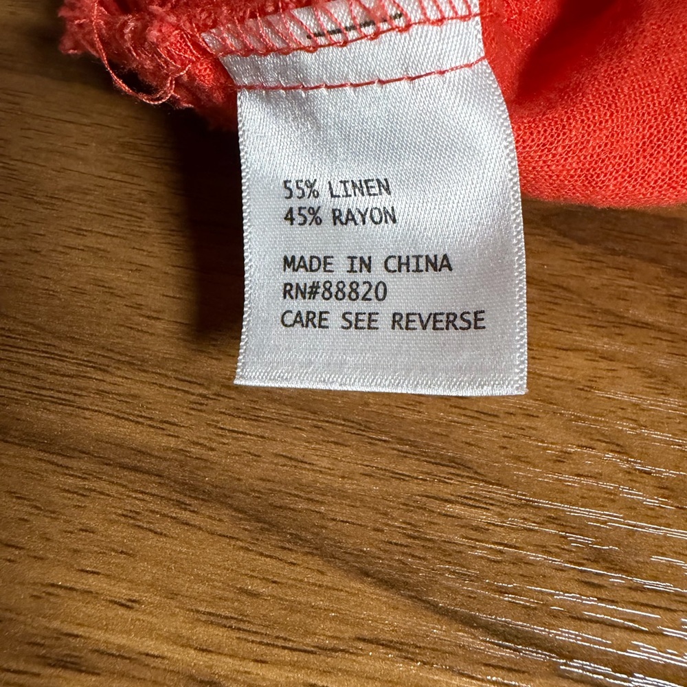 Cynthia Rowley Coral Lace-Trim V-Neck Tunic - Picture 5 of 5